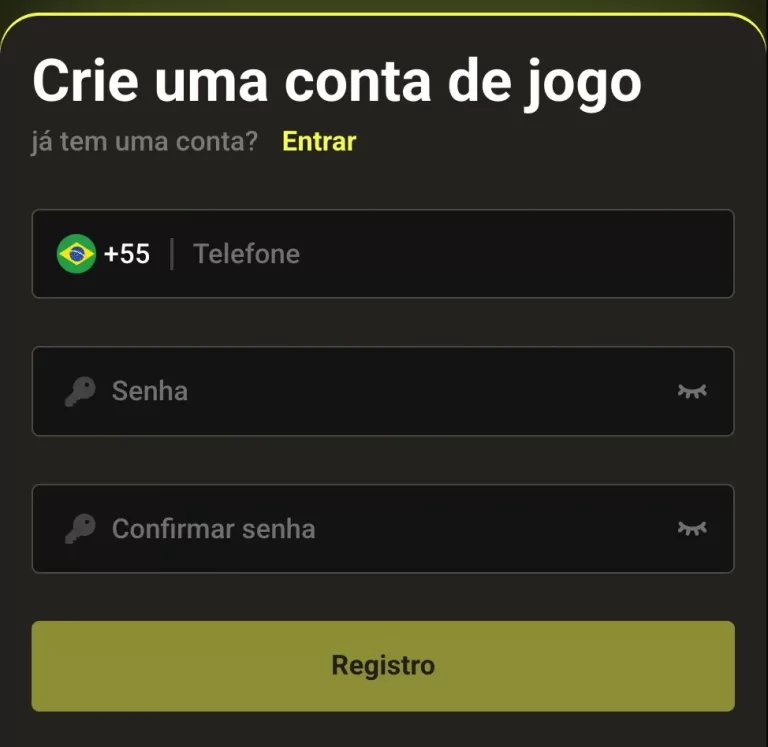 registro e login
